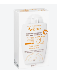 Avene Fluido Mineral SPF 50+ 40 ml - Protección solar mineral para pieles sensibles. 2