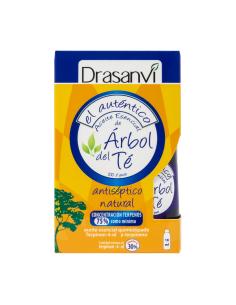 Drasanvi Aceite de Árbol del Té 18 ml - Antiséptico natural para el cuidado de la piel.