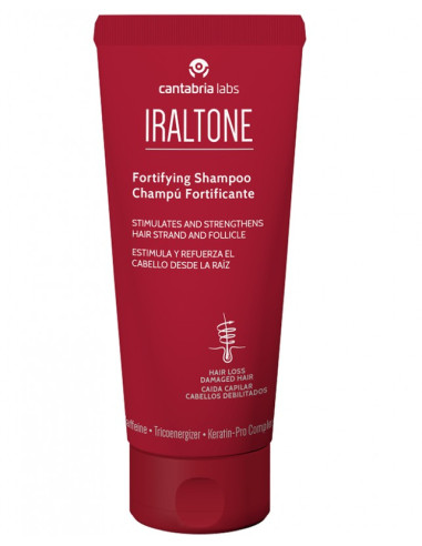 Iraltone Champú Fortificante 200 ml - Fortalece y da volumen al cabello.