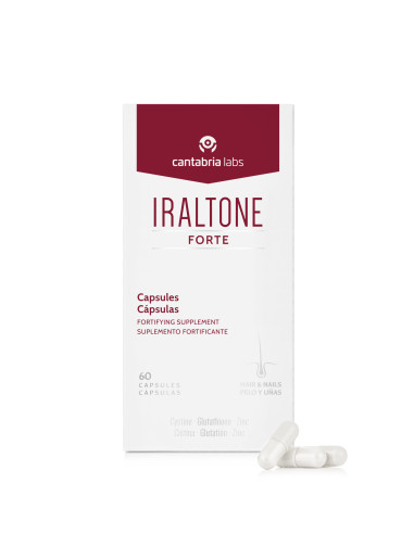 Iraltone Forte 60 cápsulas - Complemento nutricional para la caída capilar.