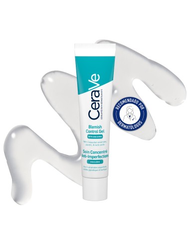 Cerave Gel Control Imperfecciones 40 ml - Gel anti-imperfecciones para piel grasa y acneica.