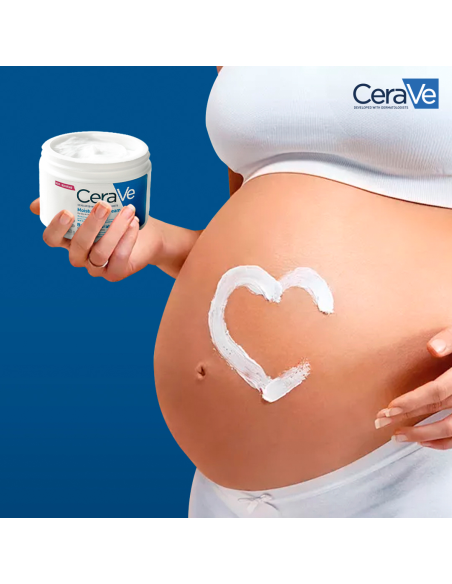 Cerave Crema Hidratante Piel Seca 340 g - Crema hidratante diaria para piel seca y sensible.