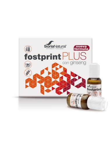 Fost Print Plus 20 Viales 15 ml - Complemento energético con ginseng y jalea real.