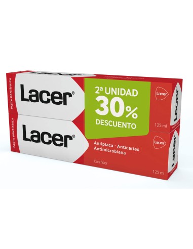 LACER FLUOR PASTA DUPLO 2X125 ML