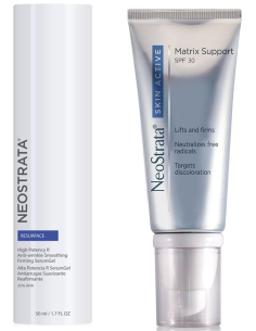Neostrata Skin Active Pack Serumgel + Matrix SPF 30 - Tratamiento antiedad reafirmante y protector.