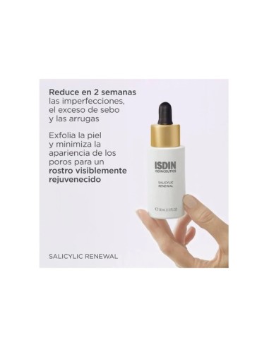 ISDINCEUTICS Salicylic Renewal Serum 30 ml - Sérum exfoliante con ácido salicílico y niacinamida.
