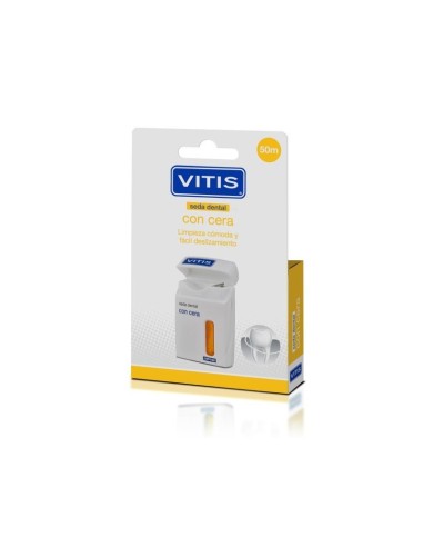 VITIS SEDA DENTAL CON CERA 50 M