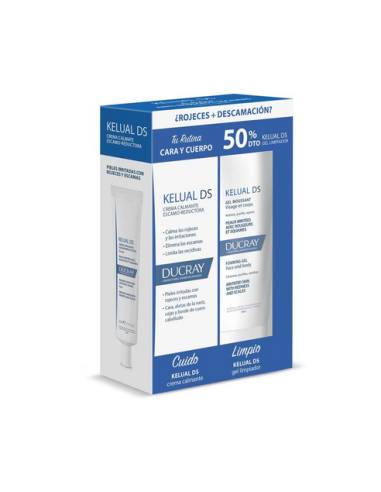 DUCRAY PACK KELUAL DS CR 40ML+ GEL...