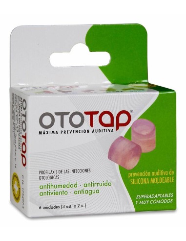 TAPONES OIDOS SILICONA OTOTAP 6 U
