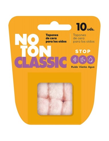 TAPONES OIDOS CERA ALGODON NOTON 10 U...